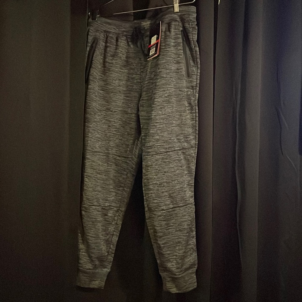 Spider men’s sweat pants size X large gray and black new tags
